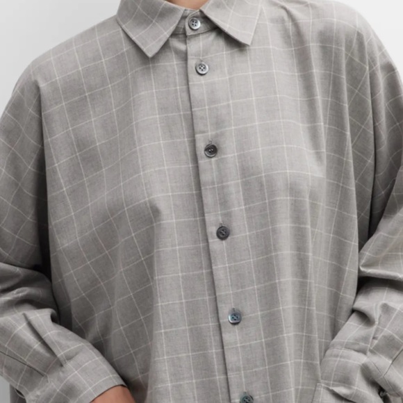 Eskandar  Wide Long Shirt Jacket - Picture 2 of 10